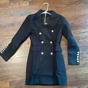 Black blazer dress
